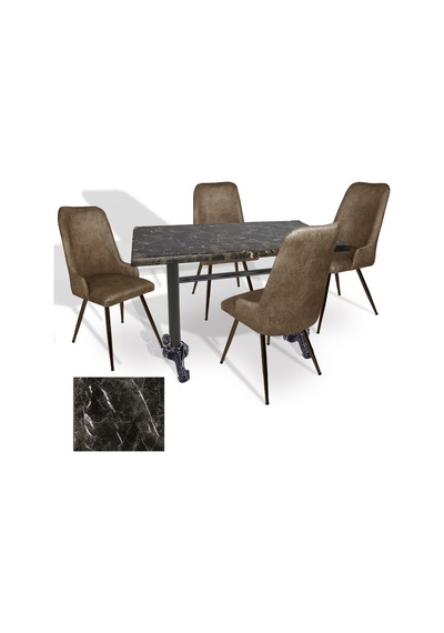 Çipa - Çırağan Mutfak Masa Takımı - 70x120 Werzalit, Wermodin Ve Allzalit Tabla - Teramo - Kahve Çok Renkli Çipa - Çırağan Mutfak Masa Takımı - 70x120 Werzalit, Wermodin Ve Allzalit Tabla - Teramo - Kahve Çok Renkli