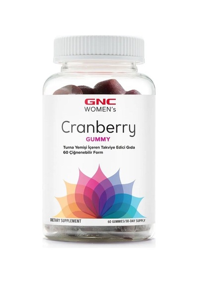 Gnc Women's Cranberry Gummy - Çiğnenebilir Form 60 Adet