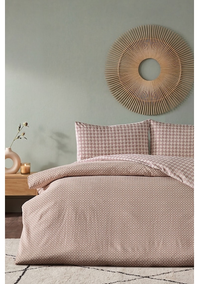 Harmony Easy Cotton Nevresim Takımı Çift Caprı Bej