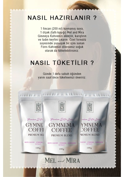 Premium Detox Series Gymnema Coffee 100g, Gimneya Ve Hindiba İçerikli Özel Formül Diğer