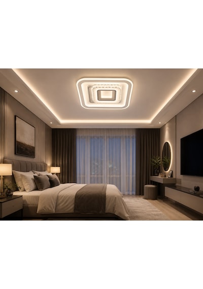Bohem Aydınlatma Modern Kristal Tavan Plafonyer Avize Koridor Antre Uyumlu Şeffaf Kristal Cam Gold Avizeler Açik Beyaz