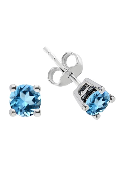 Mavi Topaz Tektaş Küpe 0823e0072