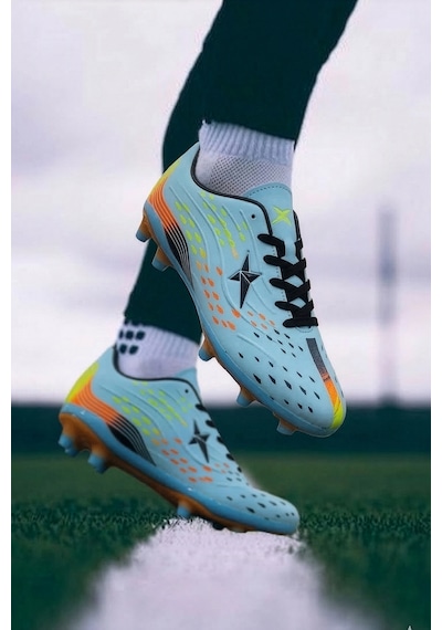 In Step Air La Liga Mavi Akademik Futbol Ayakkabısı Halı Saha Krampon - 535