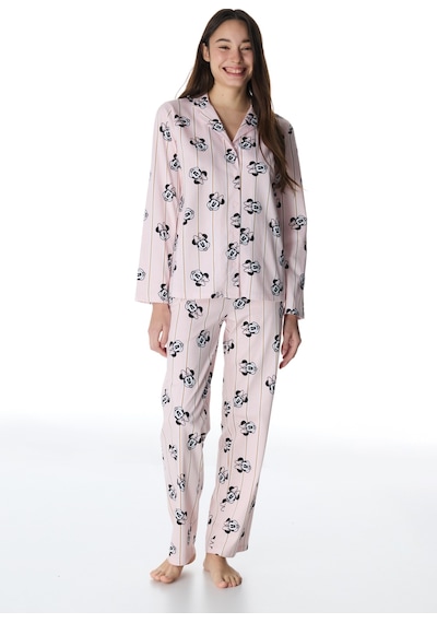 Penti İnci Pembe Lic Minnie Pamuklu Gömlek Pantolon Pijama Takımı