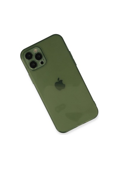 Apple iPhone Uyumlu - 12 Pro Max Kılıf Fly Lens Silikon - Yeşil
