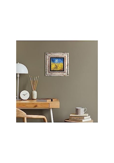 Van Gogh Buğday Tarlası Ve Kargalar Taş Duvar Tablosu - Çerçeveli Taş Tablo - Dekoratif Duvar Sanatı - Modern Ev Diğer Van Gogh Buğday Tarlası Ve Kargalar Taş Duvar Tablosu - Çerçeveli Taş Tablo - Dekoratif Duvar Sanatı - Modern Ev Diğer