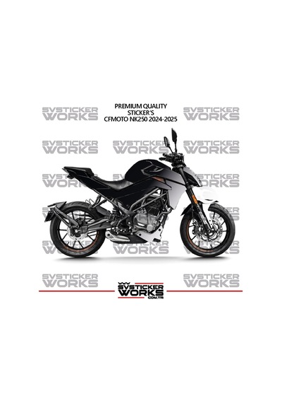 Cfmoto Nk250 Gen 2 Kaplama Sticker Çift Renk Motor Kaplama Modeli Hazır Kit Yüksek Kalite 34548485
