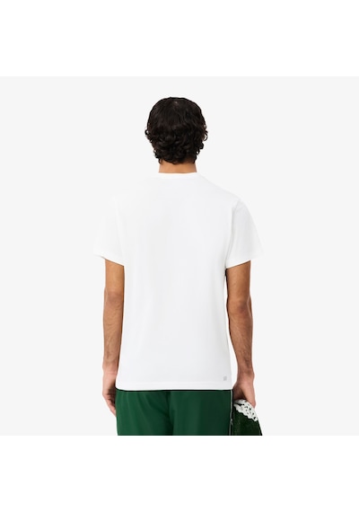 Lacoste Th0217-737 Erkek Tişört Beyaz