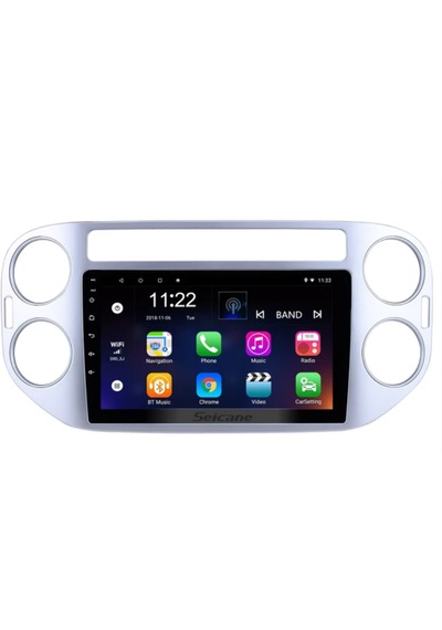 Foxus Wolkswagen Tıguan 2010 Gri 4gb Ram 64gb Hafıza Android Dokunmatik Ekran Oto Teyp - Carplay Wifi Gps Bluetooth Kamera Destekli Oem
