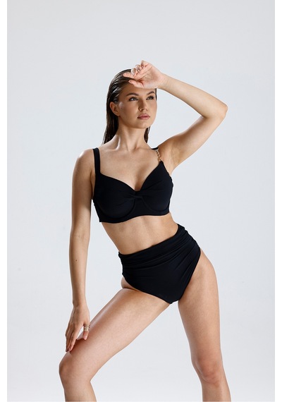 Magic Form Süngerli Toparlayıcı Bikini Üst Siyah - 728496473 Siyah