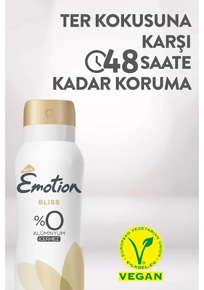 Tedar Emotion Bliss Kadın Vegan Deodorant 150 Ml Hızlı Kurur , Leke Bırakmaz Najmaddin Amber