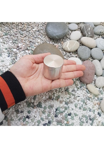 Mini Boy Silver 40 MM Alloy Grinder Herbal Parçalayıcı  Py35slv