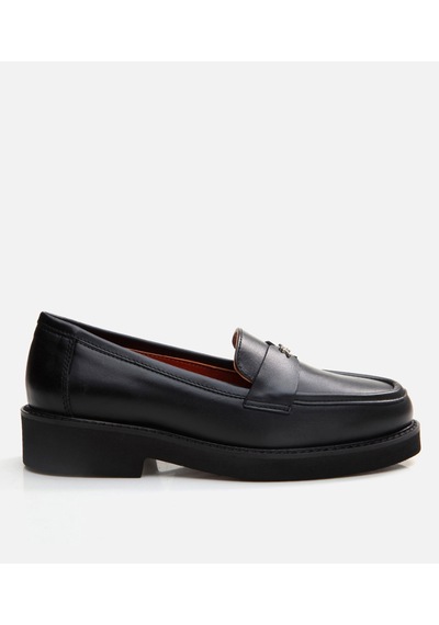 Hotiç Kadın Deri Siyah Loafer