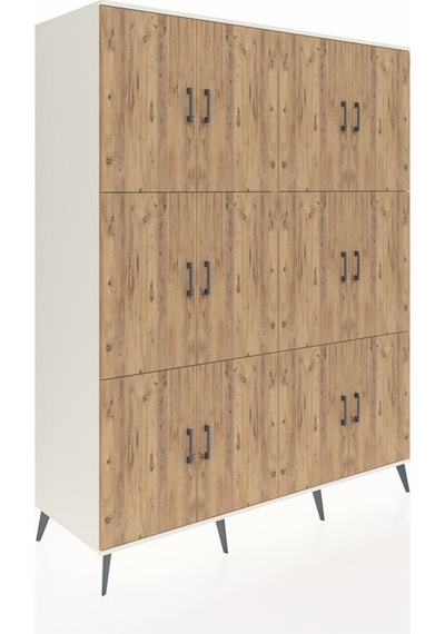 Kronos Gardrop 10 Raflı 12 Kapaklı 176x59x221 Aytaşı-çam/antrasit Çam/antrasit Kronos Gardrop 10 Raflı 12 Kapaklı 176x59x221 Aytaşı-çam/antrasit Çam/antrasit