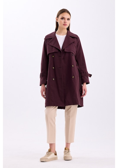 Pastelastore %100 Pamuk Gabardin Midi 95cm Astarlı Kemerli Kadın Trençkot 1113 Acı Kahverengi Pastelastore %100 Pamuk Gabardin Midi 95cm Astarlı Kemerli Kadın Trençkot 1113 Acı Kahverengi
