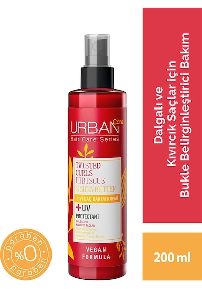 Urban Care Curl Hibiscus & Shea Butter 200 Ml Sıvı Saç Kremi