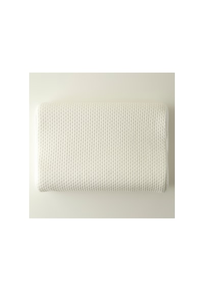 Bella Maison Boyun Destekli Ortopedik Visco Yastık Beyaz 55x35x12x10 Cm Beyaz