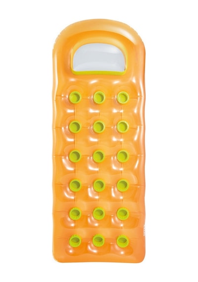 Intex Bardaklı Şişme Deniz - Havuz Yatağı Sarı 188 71 59895 Çok Renkli