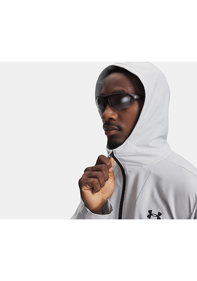 Under Armour Ua Unstoppable Woven Jacket Erkek Günlük Ceket 6014621-014 Gri Gri