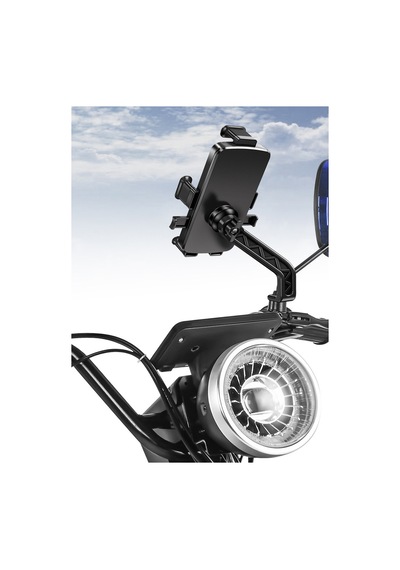 Darbe Emici 4-7inç Telefonları Destekler Motosiklet Scooter İçin Telefon Tutucu