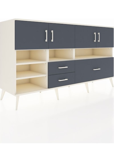 Kronos Konsol 8 Raflı 3 Çekmeceli 4 Kapaklı 176x59x99 Aytaşı-antr Aytaşı-antrasit Kronos Konsol 8 Raflı 3 Çekmeceli 4 Kapaklı 176x59x99 Aytaşı-antr Aytaşı-antrasit