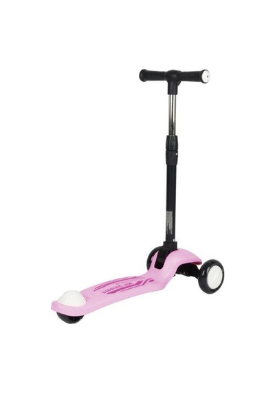 3+ Yaş Pro Scooter Açık Pembe Işıklı 50 Kg Taşıma Kapasiteli Sarı
