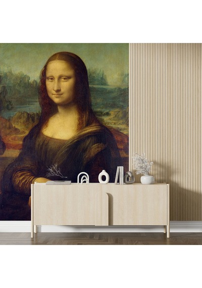 Mona Lisa Poster Duvar Kağıdı Renkli