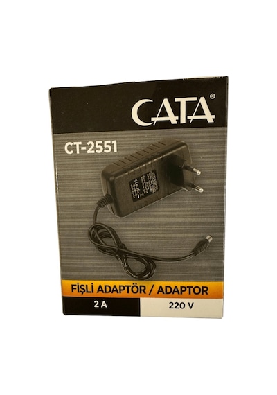 Cata Ct-2551 2 Amper 220v Fişli Adaptör 4 Adet
