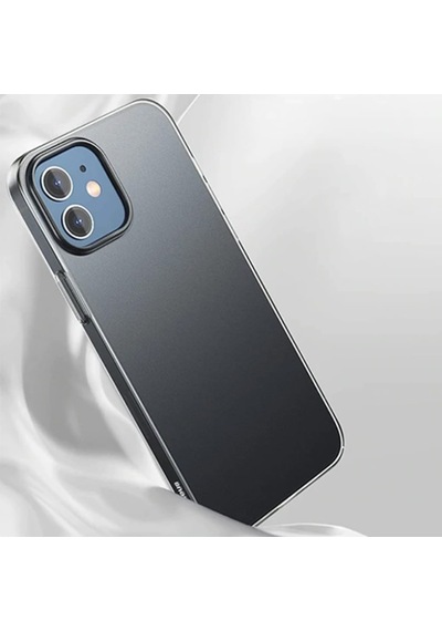 Baseus Apple Uyumlu iPhone 12 Mini 5.4 Comfort Ince Seffaf Kilif Matte Pp Kil 295154688 - Renk / Füme