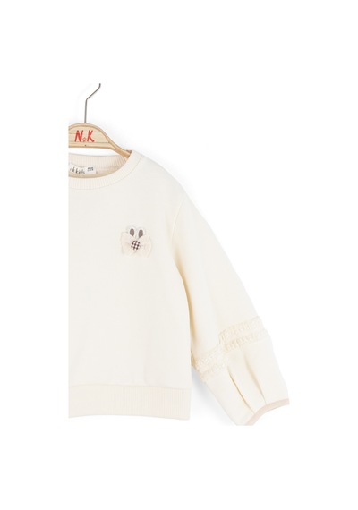 Xo Kids Kız Çocuk Sweatşirt 1-4 Yaş 39603 Krem