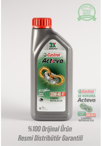 20w-40 Actevo 4t 1 Litre Motor Yağı