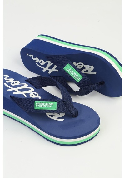 United Colors Of Benetton Benetton İthal Kadın Lacivert Terlik Bnı-10218 Lacivert
