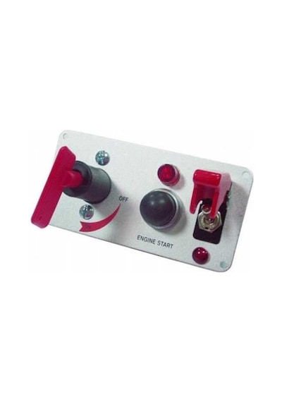 Marin 12-24 Volt Akü Şalteri Ve Start Butonu