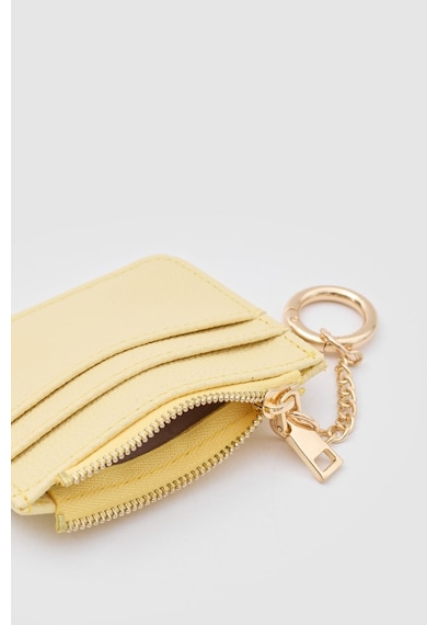 Shule Bags Nook Fermuarlı Charm Kartlık Sarı
