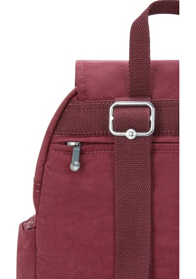 Kipling City Zip S Küçük Boy Sırt Çantası Bordo