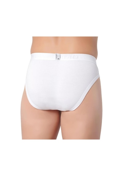 3 Adet Gümüş Erkek Modal Elastan Kemerli Slip Külot 7008 Beyaz