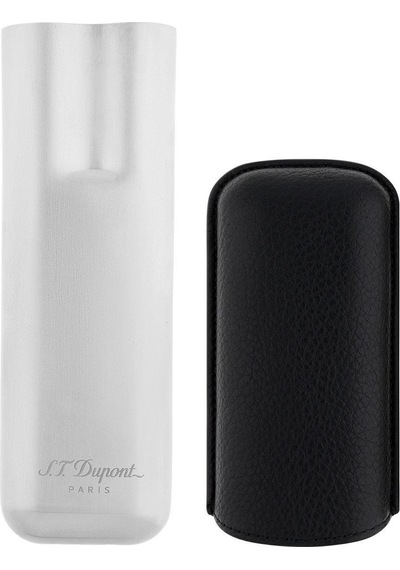 S.t. Dupont Deri Metal Puro Kılıfı Siyah/krom 2li 60ring