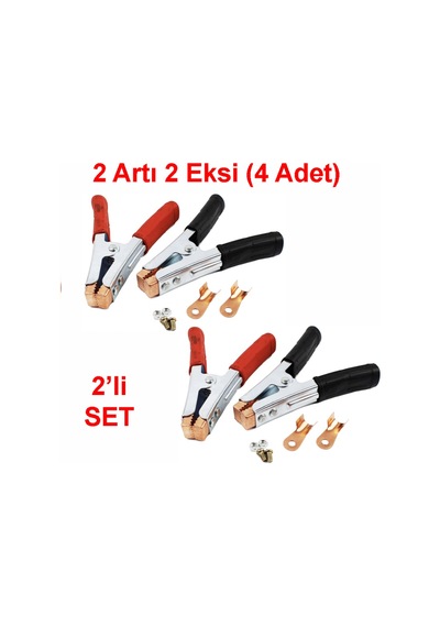 Akü Takviye Kablo Maşası Kablo Maşa 4 Lü Set N11.3927