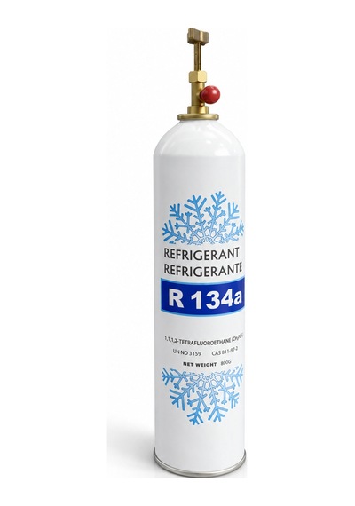 R134a 800 Gr Vanalı Soğutucu Gaz Beyaz
