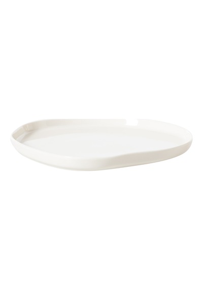 Mudo Home Aspendos Servis Tabağı Seti 26cm - 6lı Beyaz