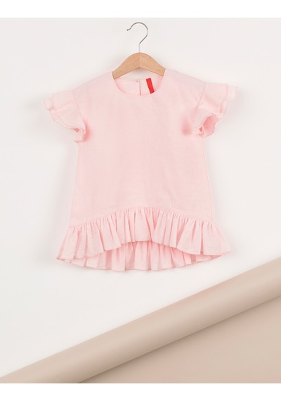 Denokids Ollie&Olla Pembe Nopeli Kız Bluz Çok Renkli