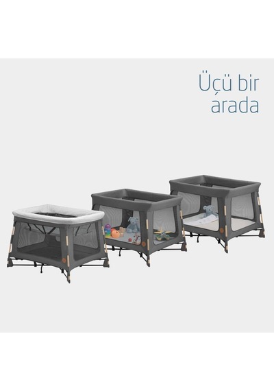Maxi-Cosi Swift 3'ü Bir Arada Beşik Seyahat Yatağı Oyun Parkı