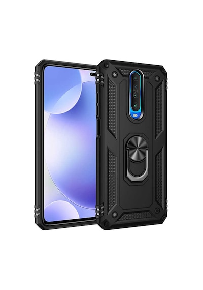 Xiaomi Redmi K30 Kılıf Zore Vega Kapak-Siyah