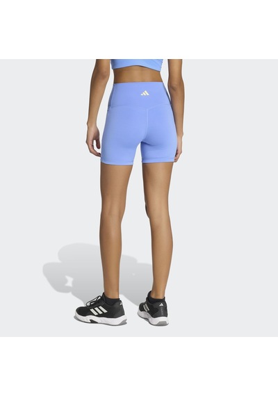 Adidas 3 Stripes Studio All Me Booty Kadın Mavi Antrenman Taytı Hz0869