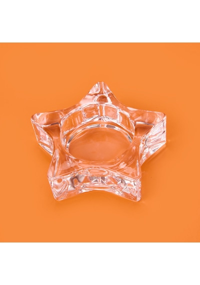 Deco Star Mumluk - Şeffaf - 6,8x3 Cm Çok Renkli