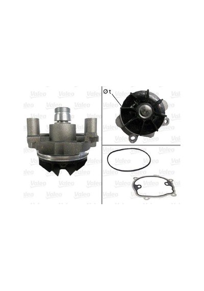 VALEO 506709 Devirdaim Su Pompası Master II / Movano 2.5 DCI