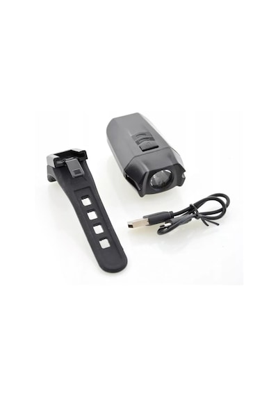 Zozo JY-7027 Usb Şarjlı 400Lm 6 Fonksiyonlu Bisiklet Farı Siyah