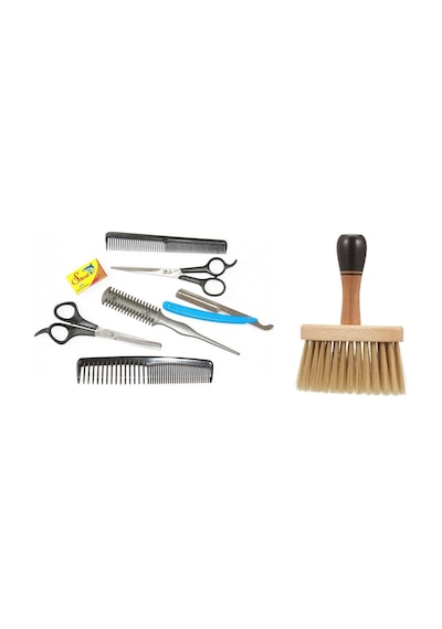 Alfa Set23 6lı Berber Seti + Ense Fırçası