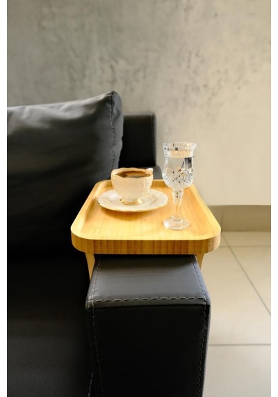 Digithome Bambu Katlanabilir Ayaklı Koltuk Kolu Keyif Servis Ve Sunum Tepsisi 27 Cm Kahverengi - Thn76075 C1-1-18