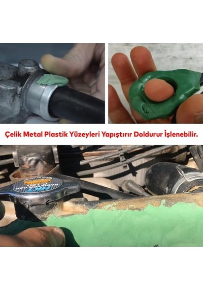 Badem10 Metal Plastik Seramik Çelik 404 Yapıştırıcı Doldurur İşlenir Boyanabilir Güçlü Yapıştırıcı Hamur